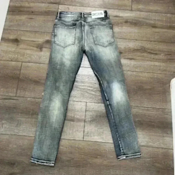 Sugarhill Woodstock Denim Wheat Wash Stretch Taper Distressed Jeans Men's sz 30 - Picture 12 of 12